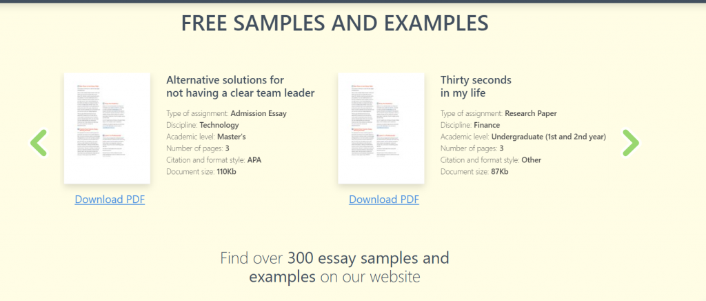 Free essay samples