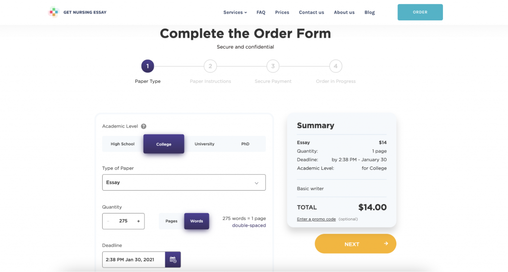 Prices available on the order stage 
