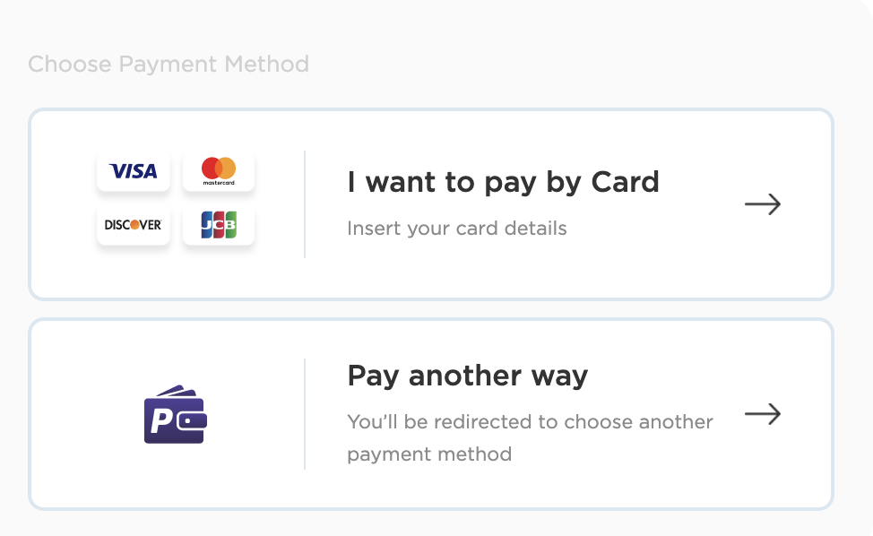 Payment Methods