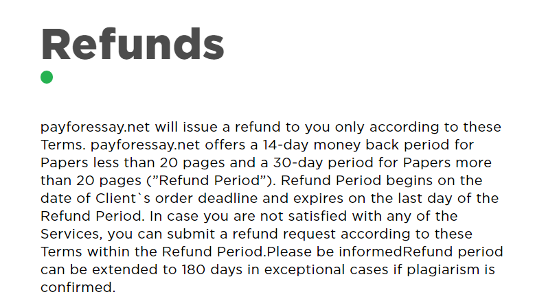 Refunds