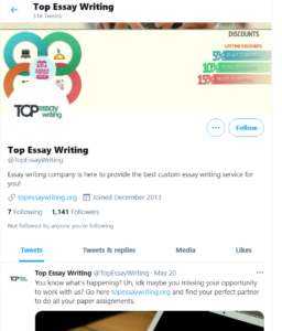 Top essay writing discount code image