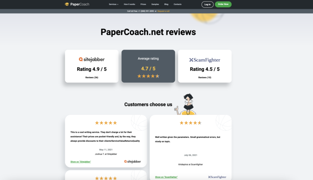 Reviews on PaperCoach