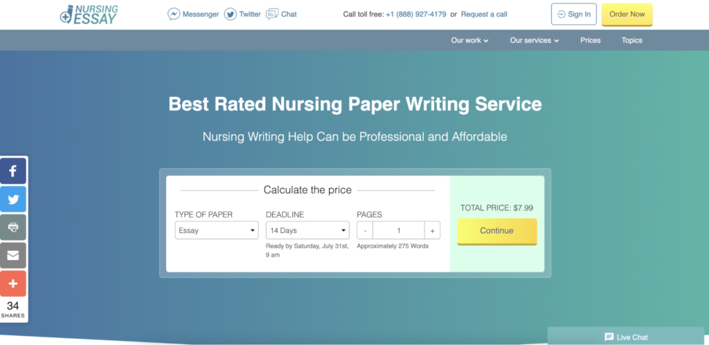 NursingEssayWriting.online main page
