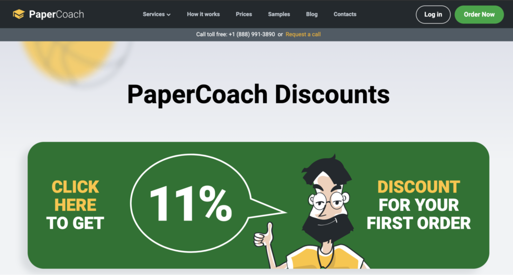  The PaperCoach discounts